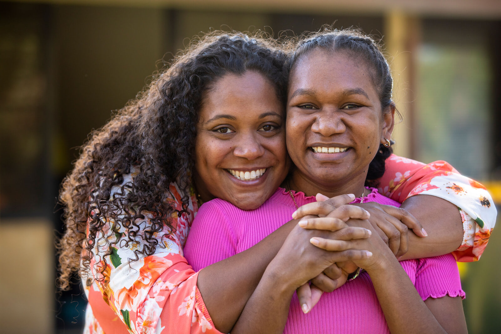 A Torres Strait Islander mother and daughter